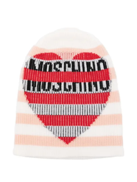 MOSCHINO JEANS gorro con motivo de rayas