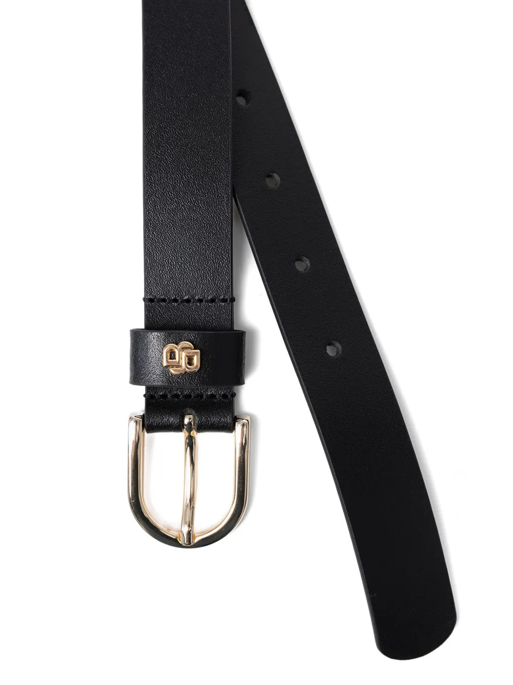 BOSS Gespriem met logoplakkaat Zwart