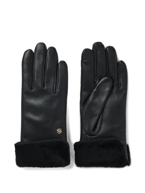 BOSS guantes con placa del logo