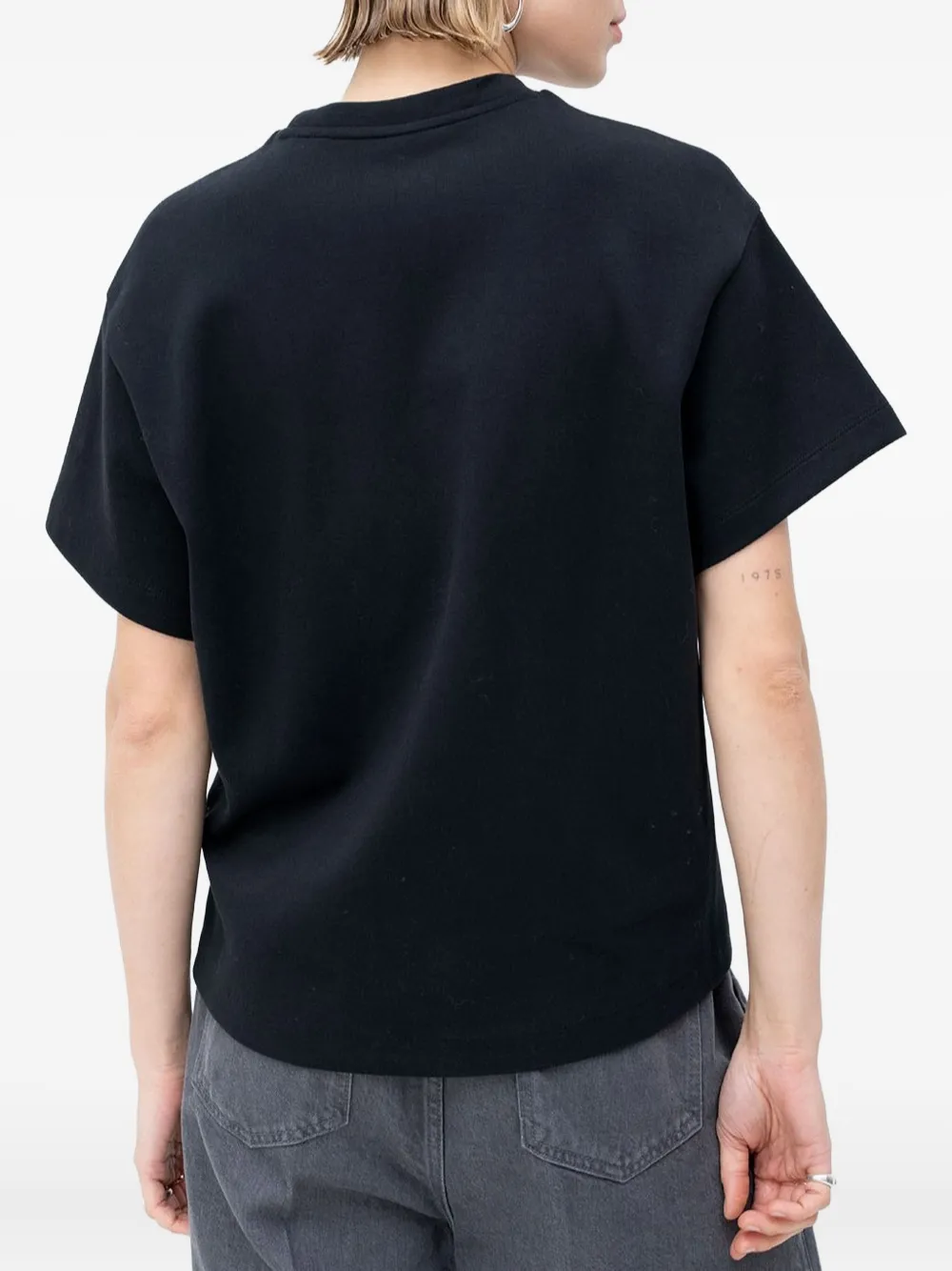 Hugo Boss Dog-print T-shirt In Black