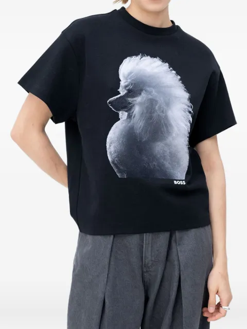 BOSS dog-print T-shirt