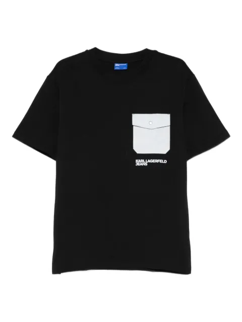 Karl Lagerfeld Jeans chest-pocket T-shirt