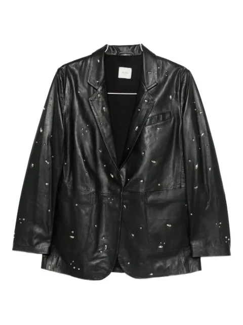 Alysi embellished leather jacket