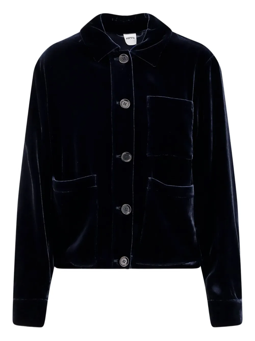 ASPESI velvet blazer | Blue | Image 1