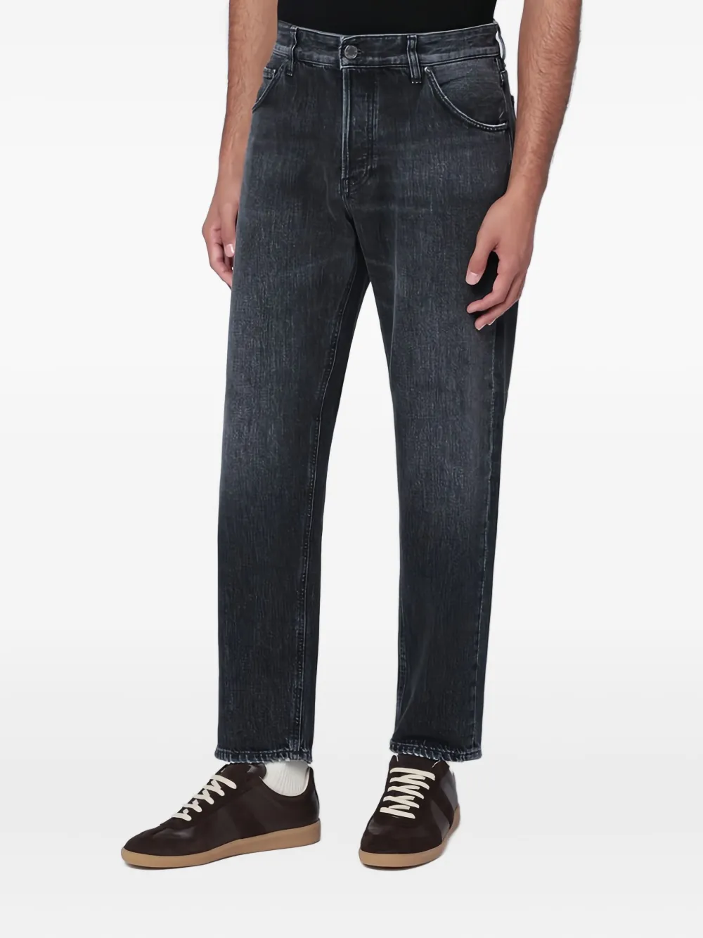 PT Torino Jeans met vijf zakken Grijs