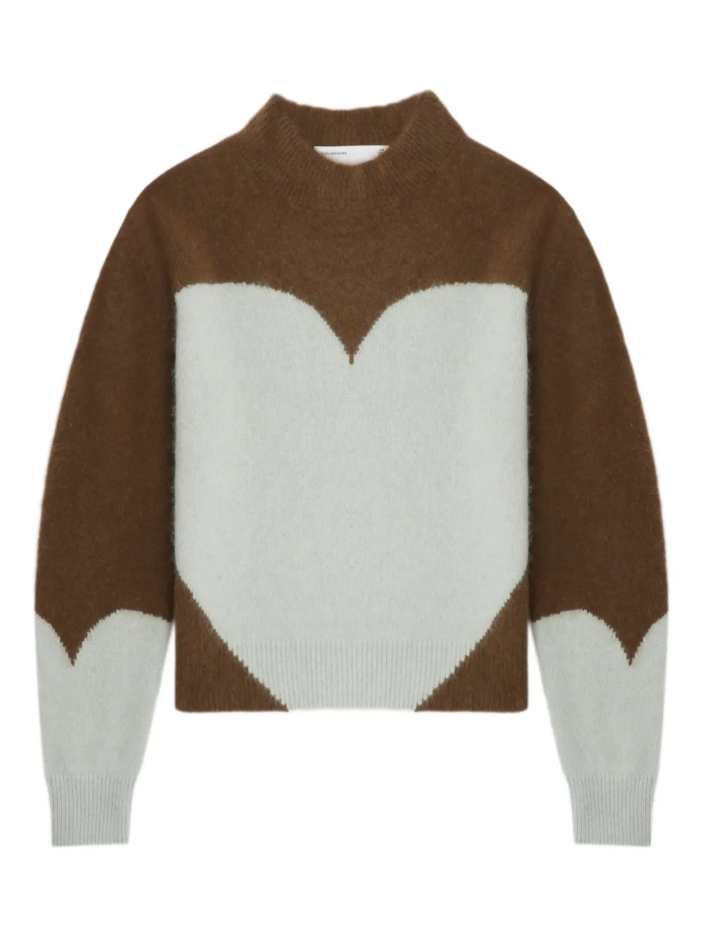 Toga Round Neck Sweater In Brown
