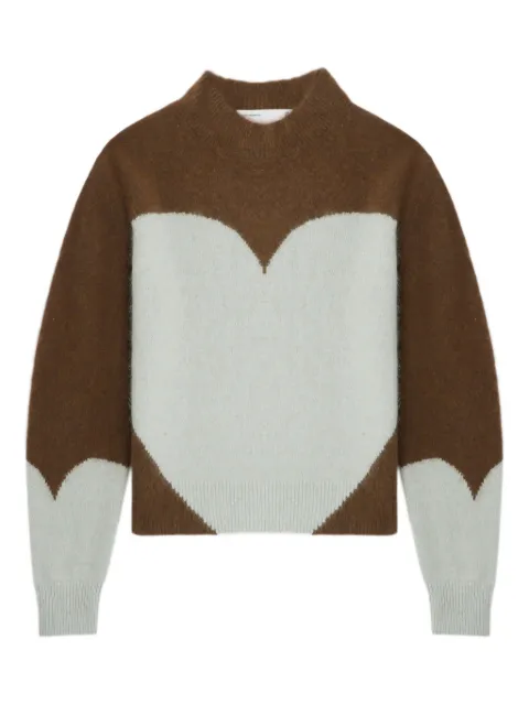 Toga suéter con cuello redondo