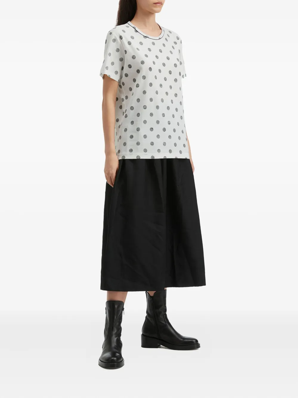 Y's Polka Dot-pattern T-shirt In Multi