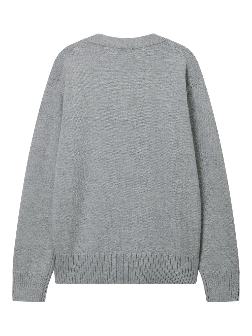 We11 Done Buttoned Cardigan In Gray