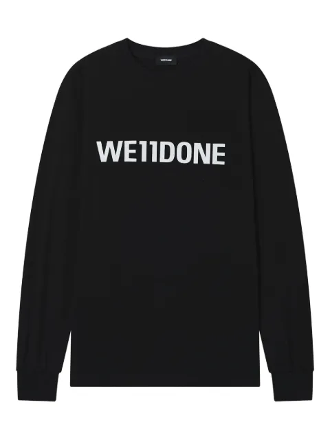 We11done logo-print T-shirt