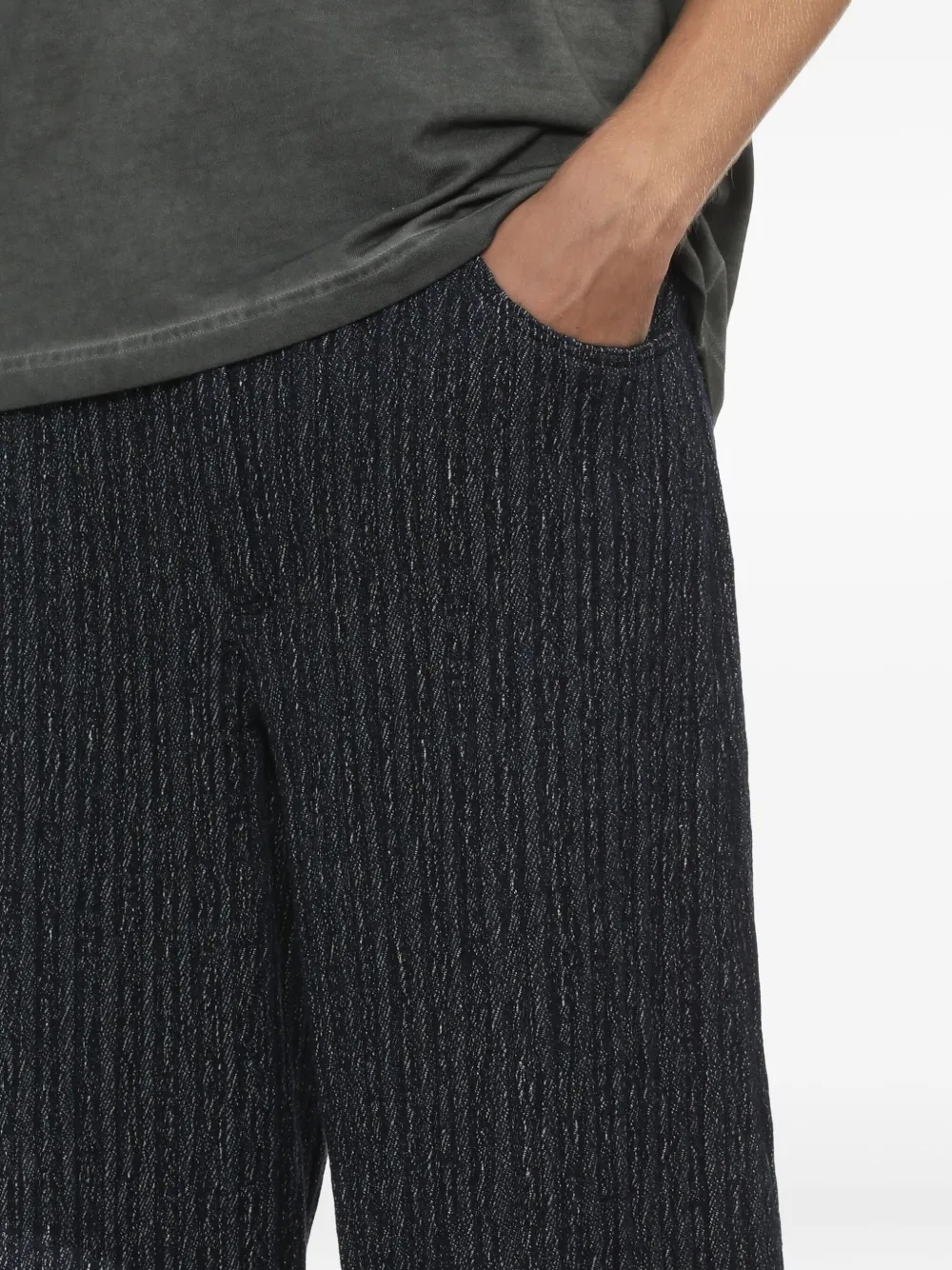 Séfr Broek met wijde pijpen Blauw