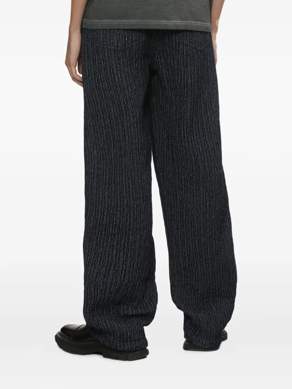 Séfr Broek met wijde pijpen Blauw