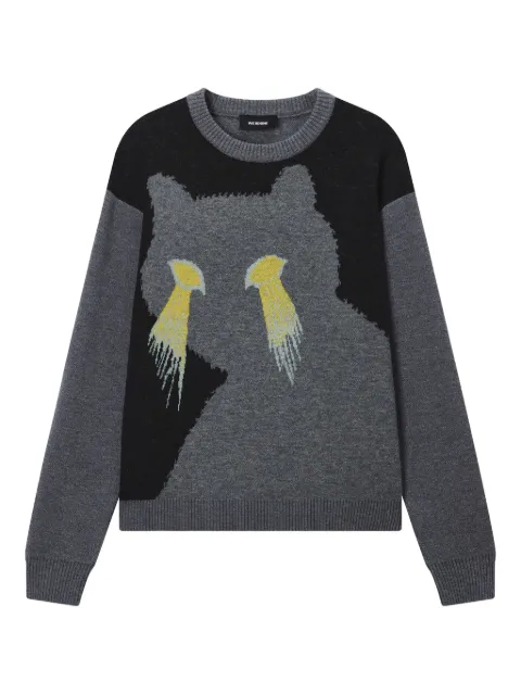 We11done panelled sweater