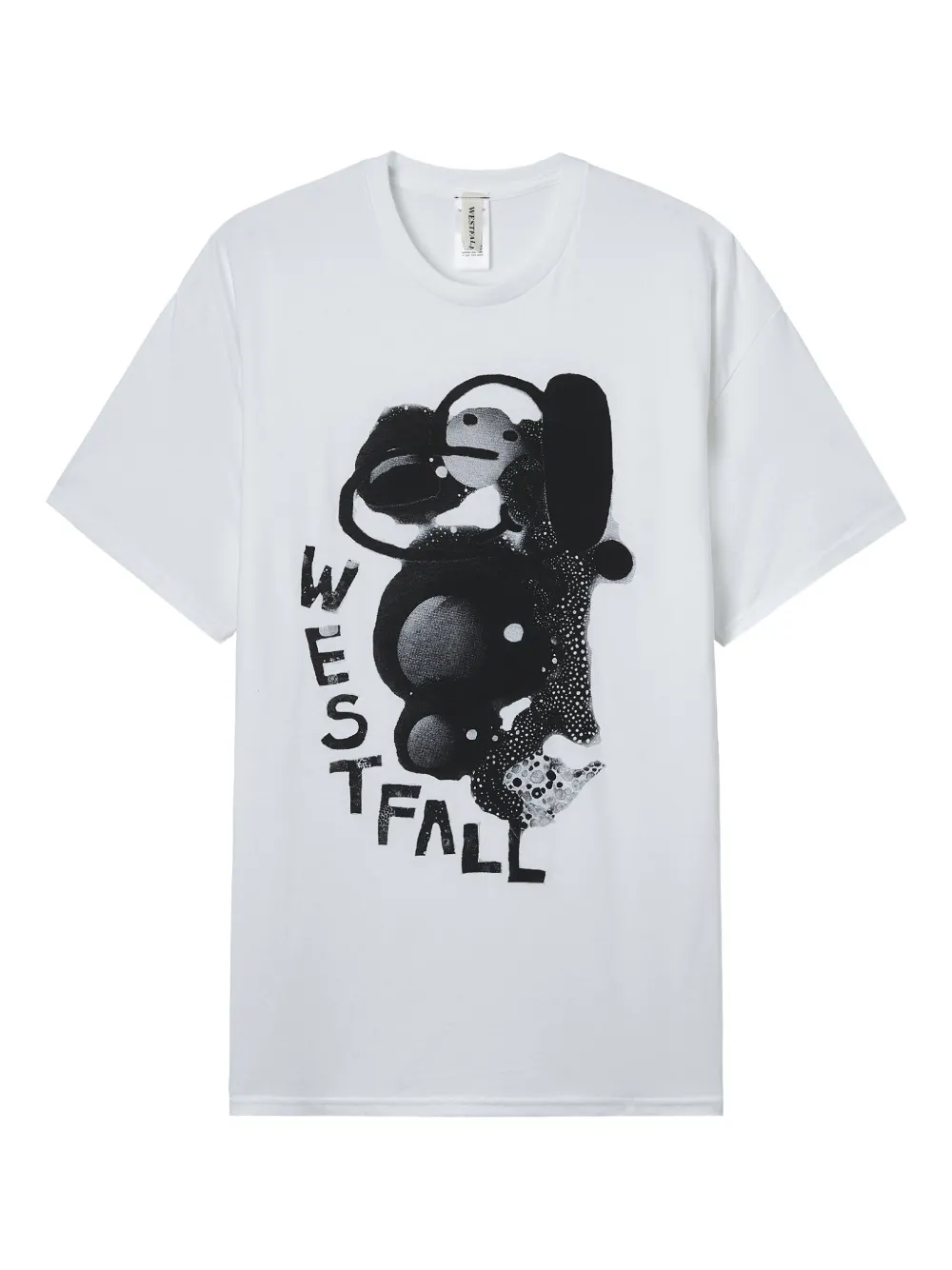 WESTFALL camiseta con estampado gráfico | blanco | Image 1