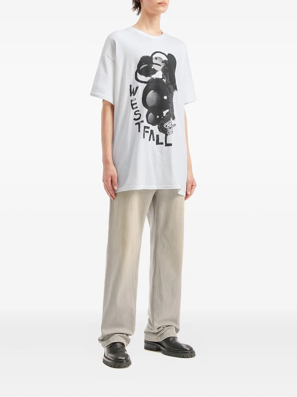 WESTFALL graphic print T-shirt - Wit