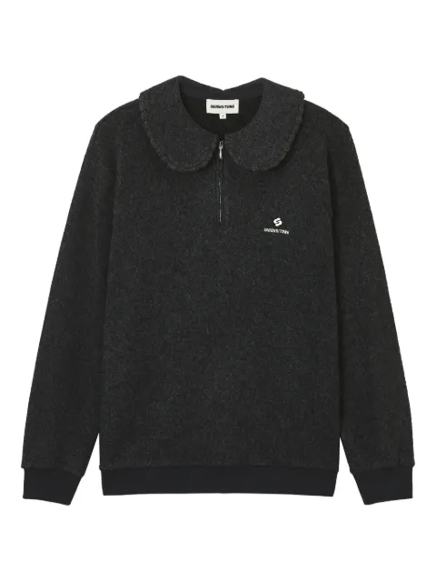 SHUSHU/TONG zip-up sweatshirt