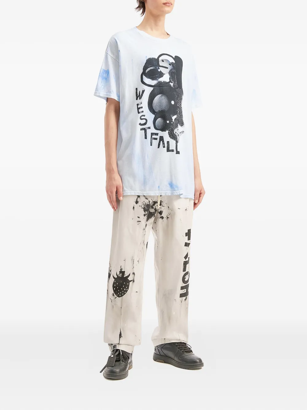 WESTFALL graphic print T-shirt - Wit