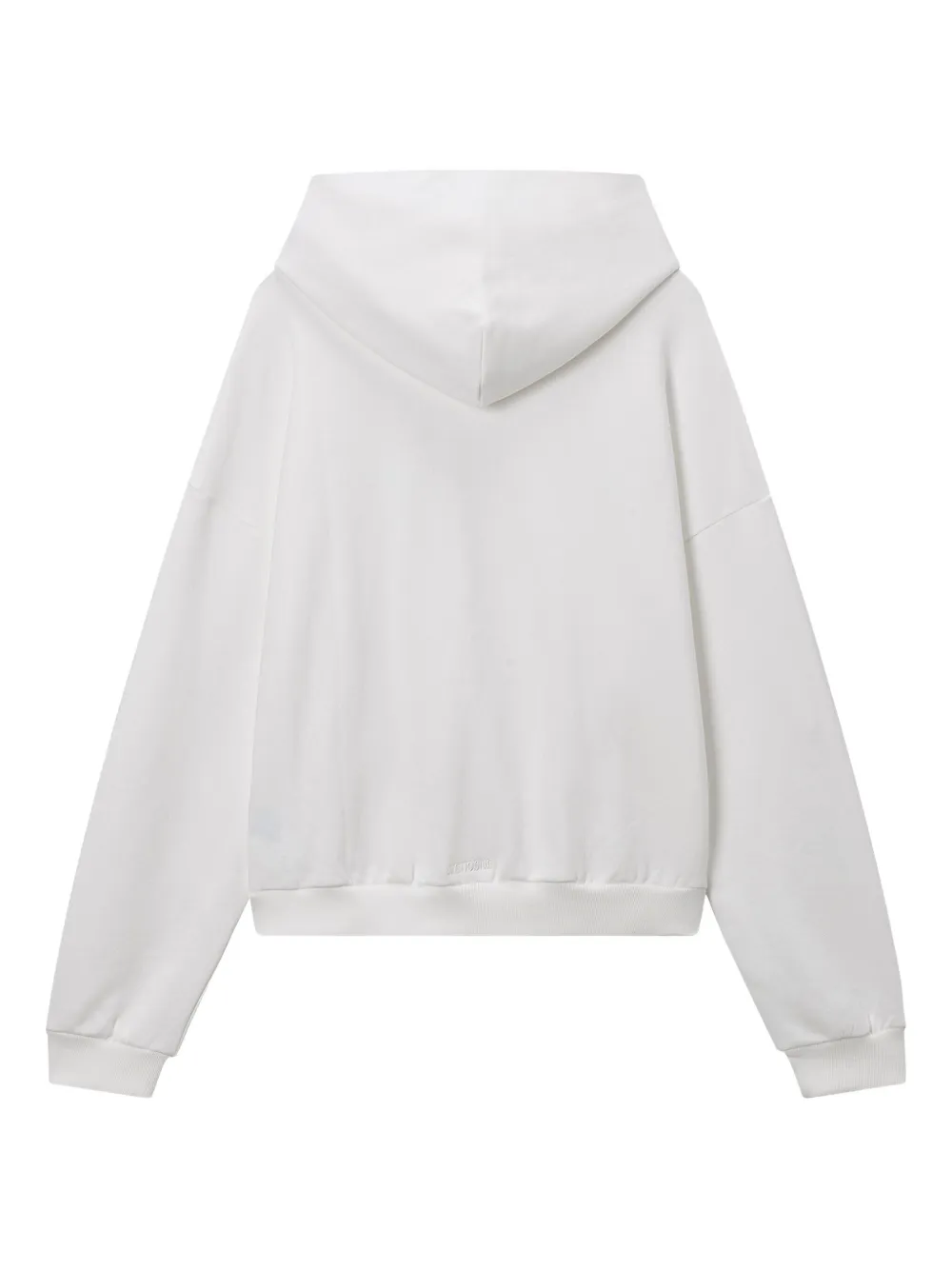 We11 Done Logo-print Hoodie In White