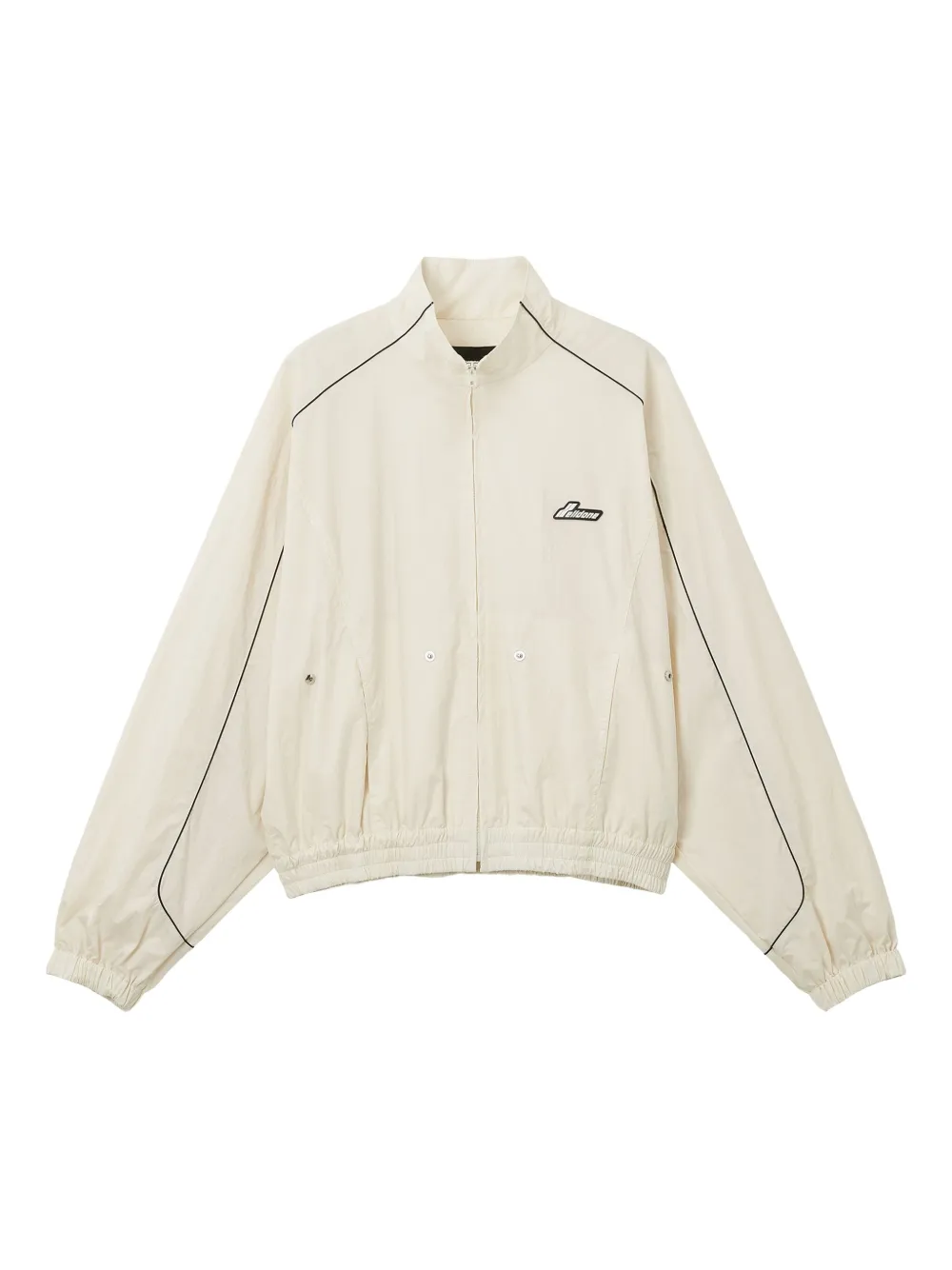 We11 Done Zip Piping Jacket In Neutral