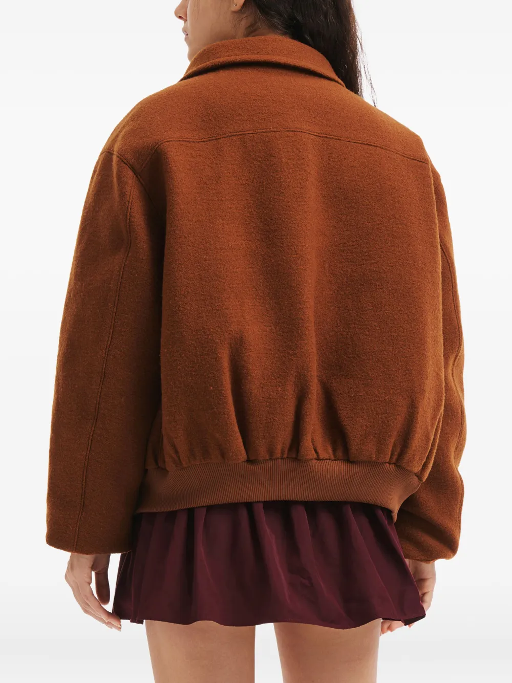 Shushu-tong Button Pocket Jacket In Orange