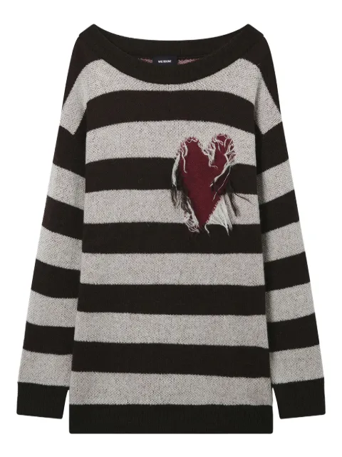 We11done suéter a rayas