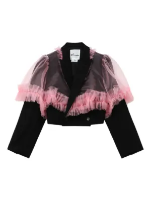 noir keininomiya クロップドジャケット Mサイズ Noir Kei Ninomiya ウィメンズ クロップドジャケット通販 - FARFETCH