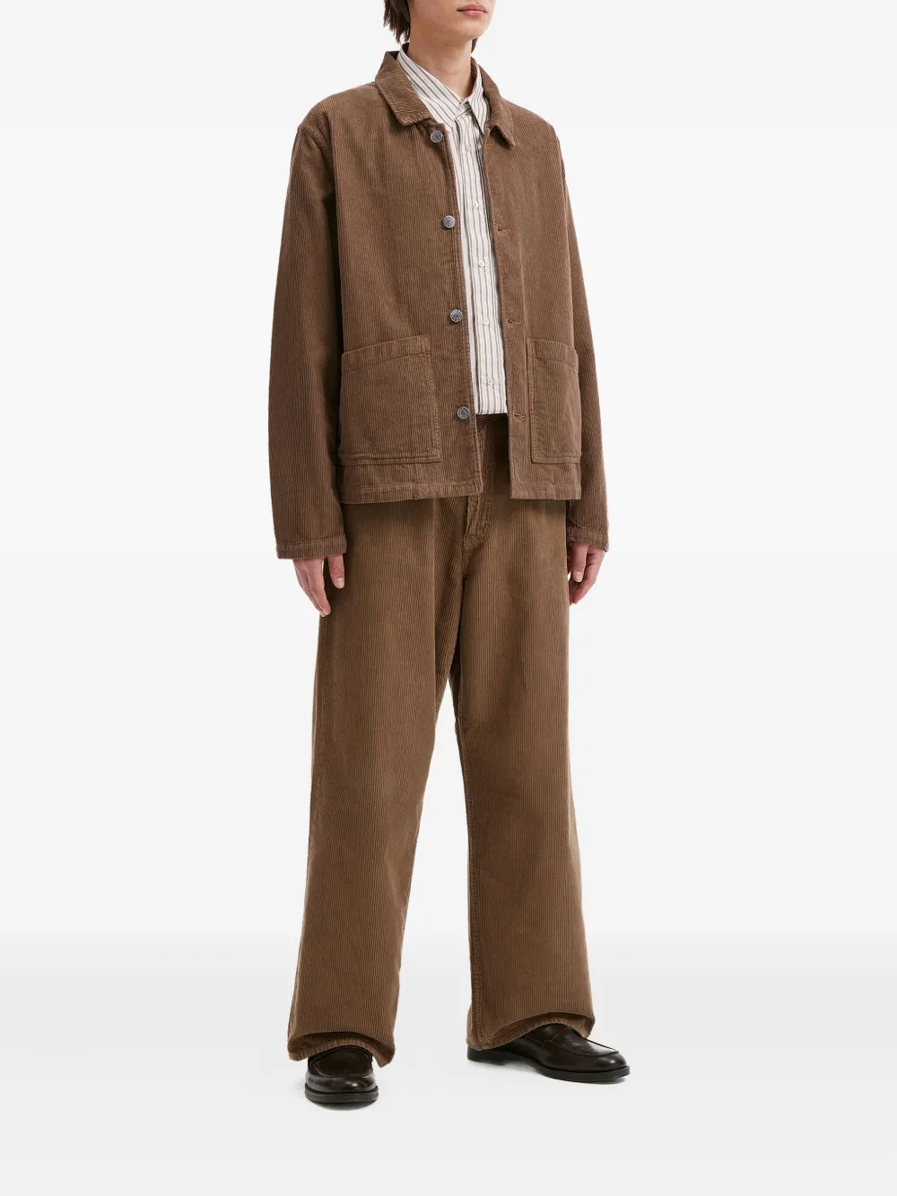 Sunflower pocket corduroy-texture overshirt | Shirt Jackets | Image 2