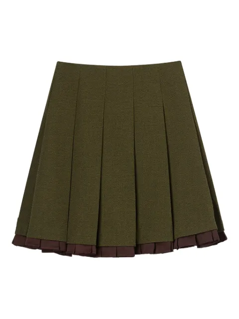 SHUSHU/TONG falda corta con diseño plisado