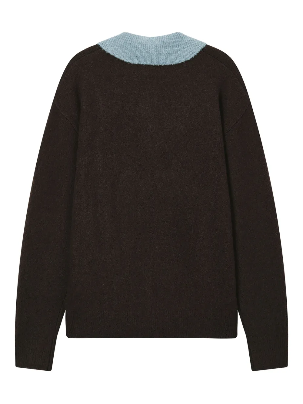 We11done button collar polo top - Bruin