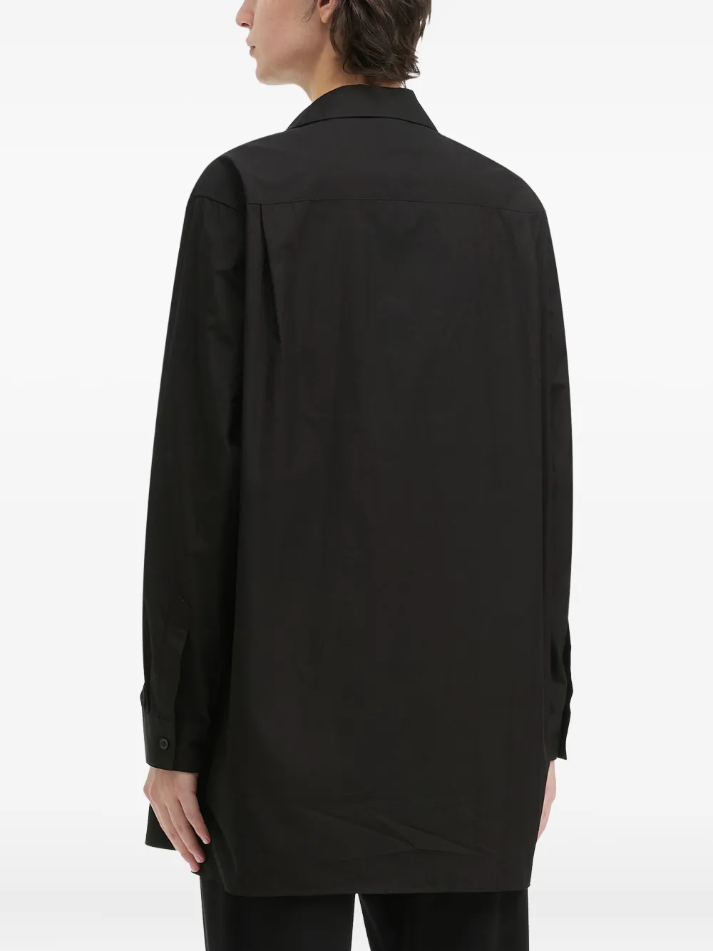 Yohji Yamamoto Flap-pocket Shirt In Black