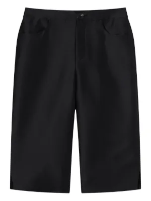 Helmut Lang レザーハーフパンツ | ブラック | FARFETCH JP