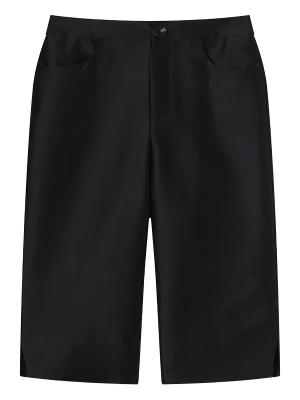 SHUSHU/TONG サイドスリット ショートパンツ | ブラック | FARFETCH JP