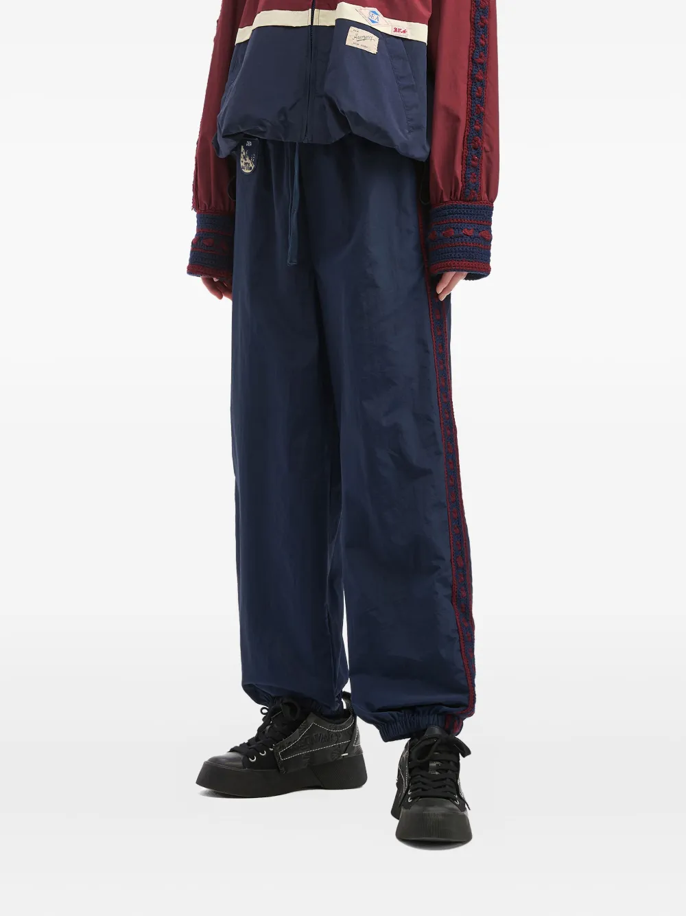 Sea Mira Drawstring-ankle Trousers In Blue