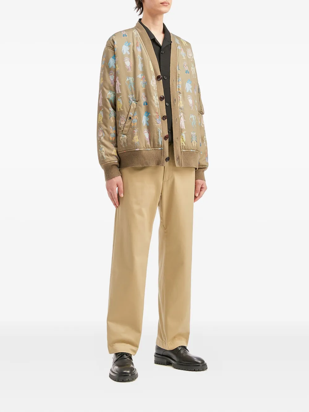 Undercover x Josep Baqué button-up printed jacket | Bomber Jackets | Image 2