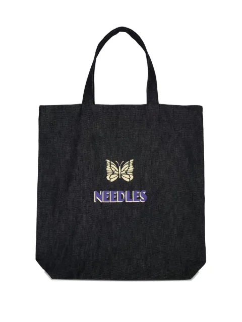 Needles logo-print tote bag