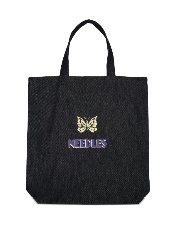 ロゴ トートバッグ Needles ロゴ トートバッグ | ブラック | FARFETCH JP