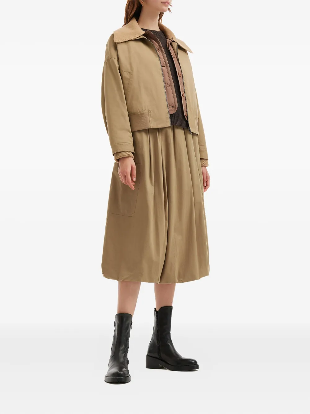 Sea Sullivan midi-rok - Beige