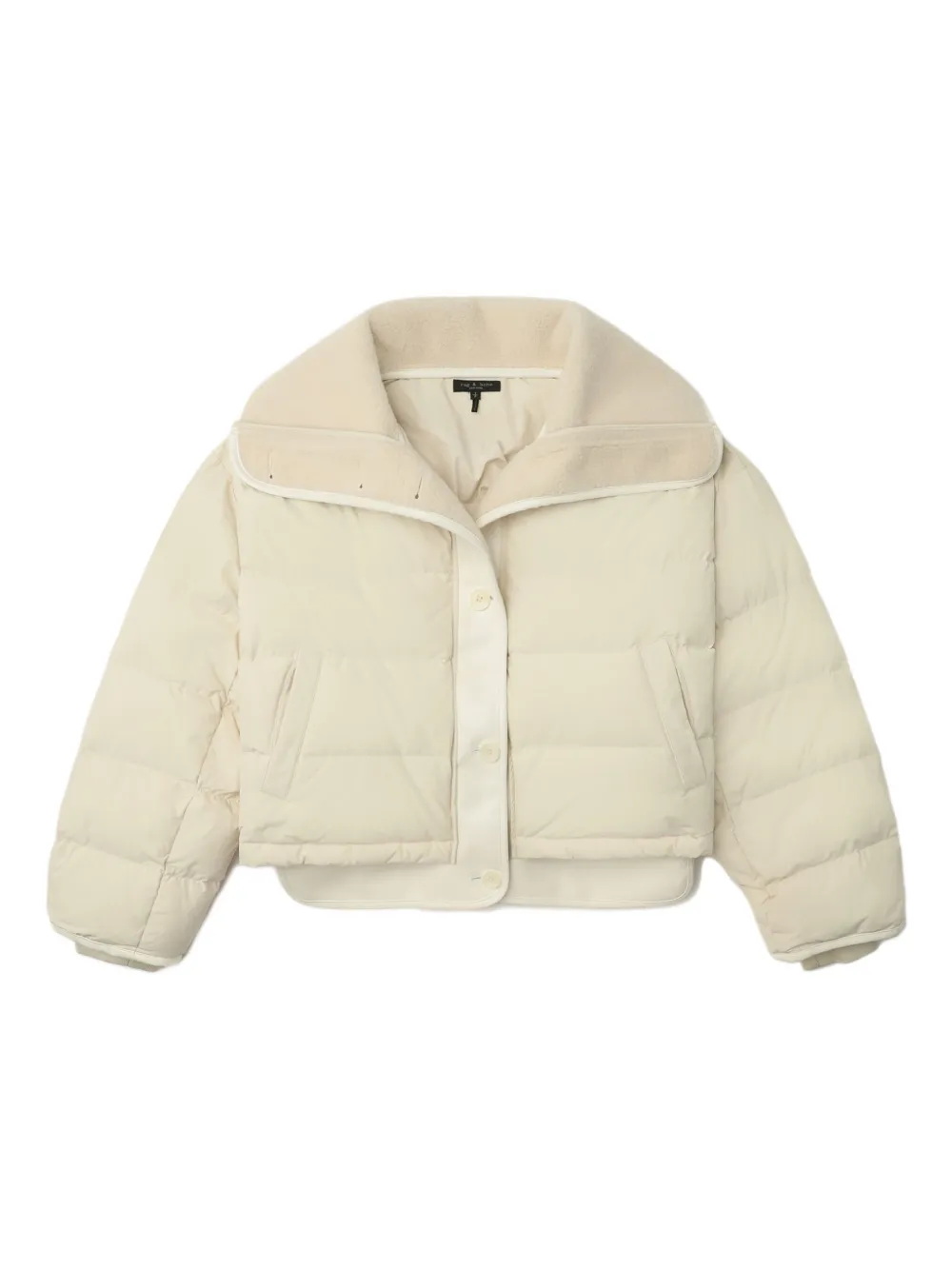 rag & bone Gloria button puffer jacket | Neutrals | Image 1