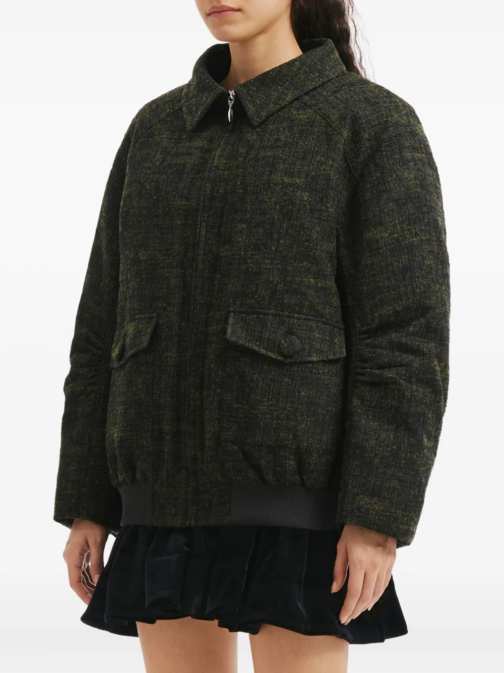 Shushu-tong Button Pocket Jacket In Brown