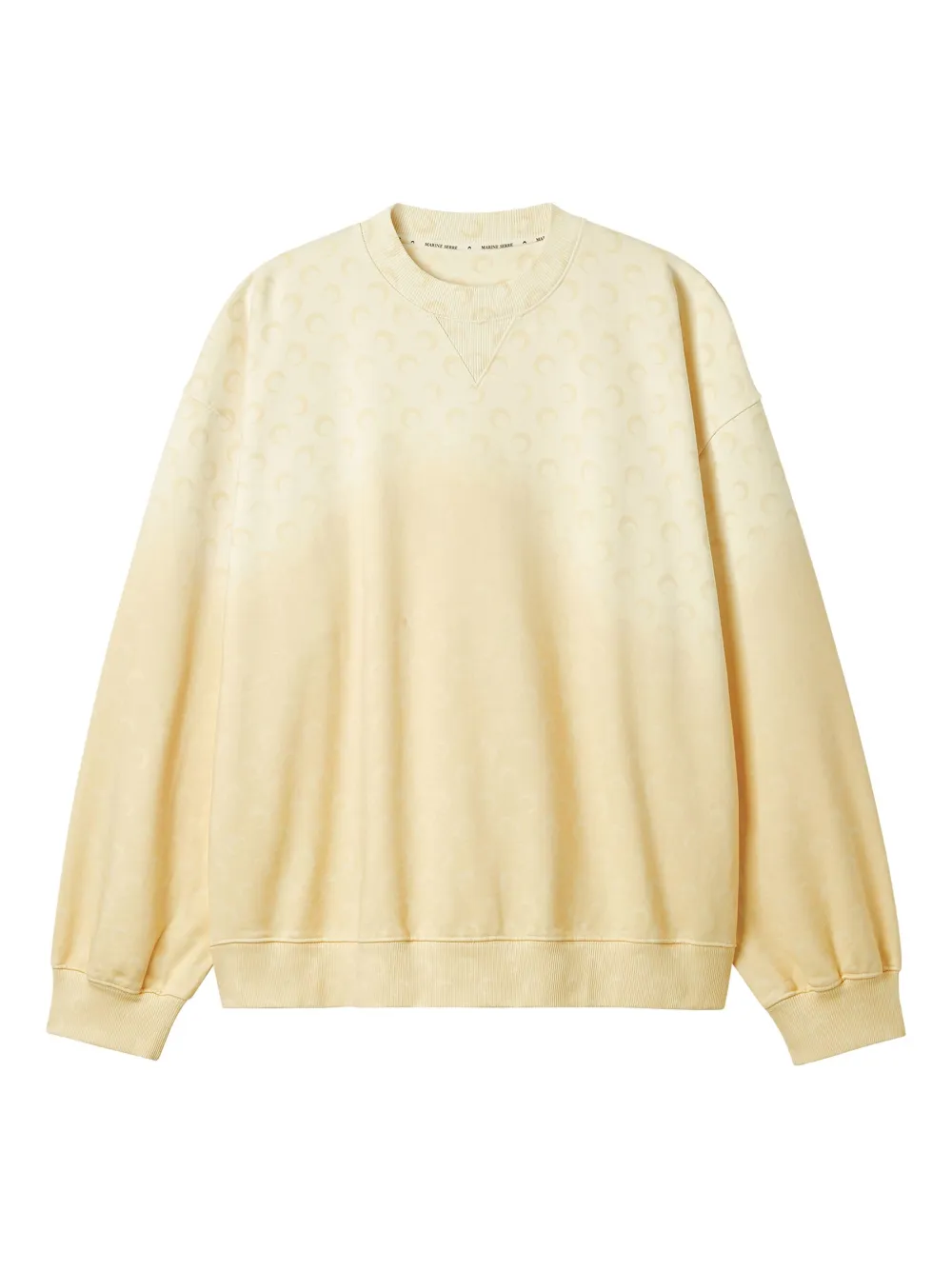 Marine Serre sudadera con motivo Crescent Moon | neutro | Image 1