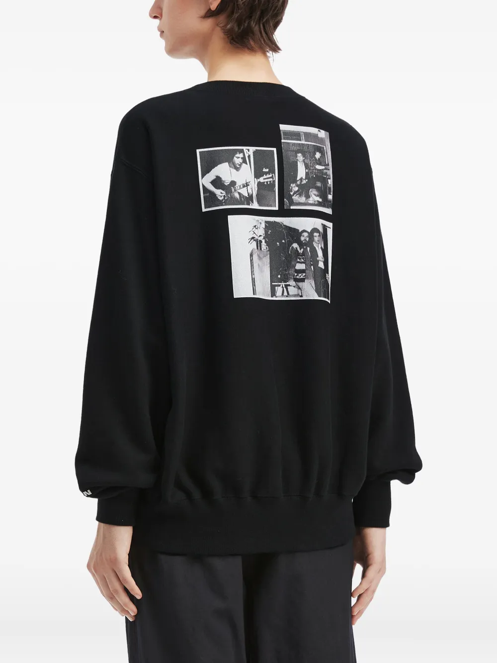 Undercover Sweater met print Zwart