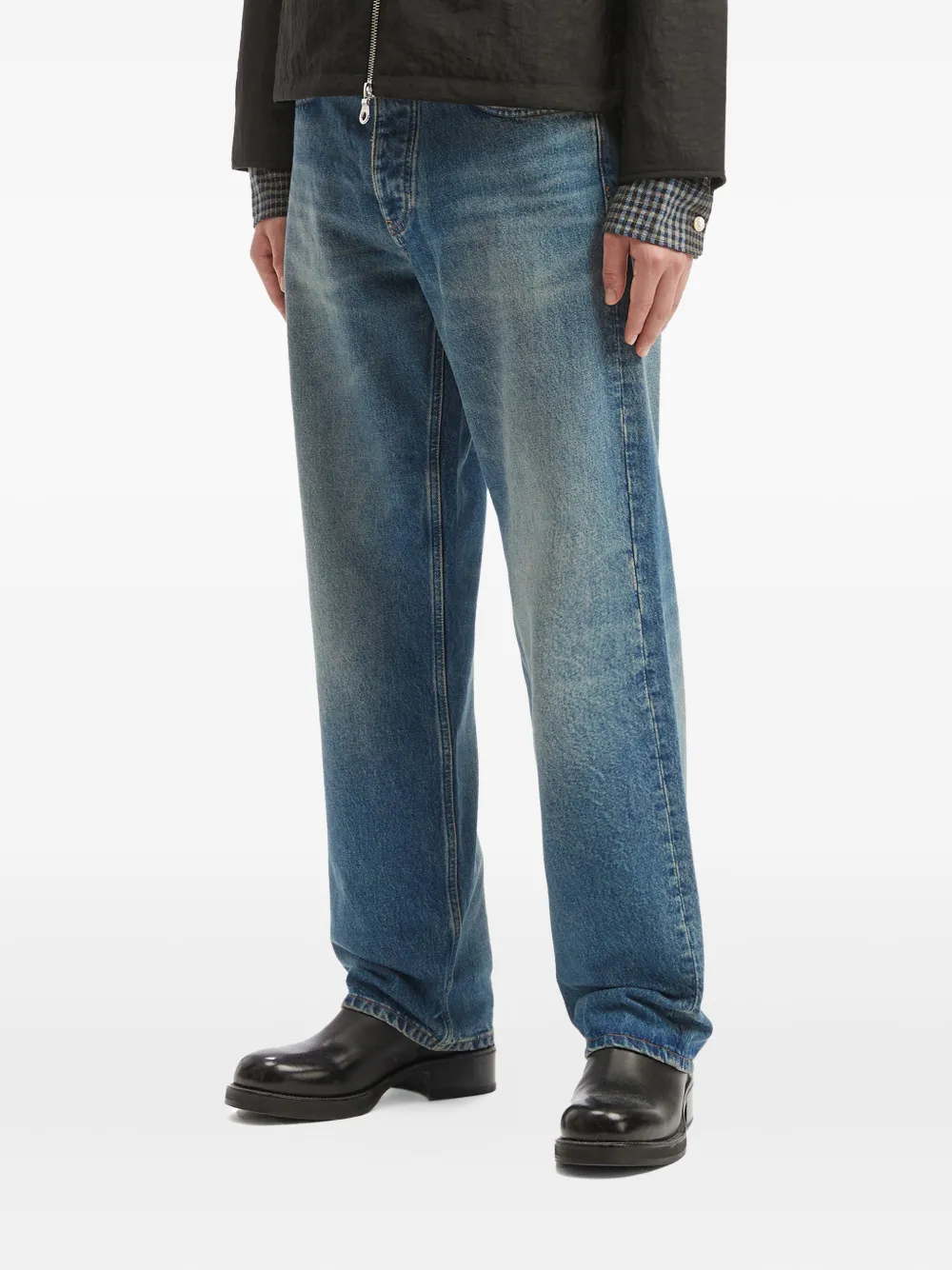 Sunflower Pocket Denim Jeans In Blue