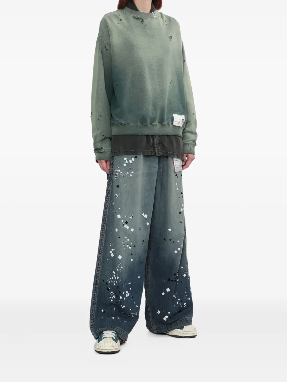 Maison MIHARA YASUHIRO buttoned shirt - Groen