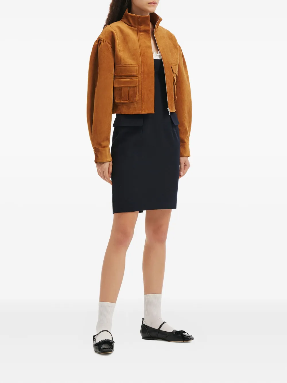 Shushu-tong Pocket Jacket In Brown