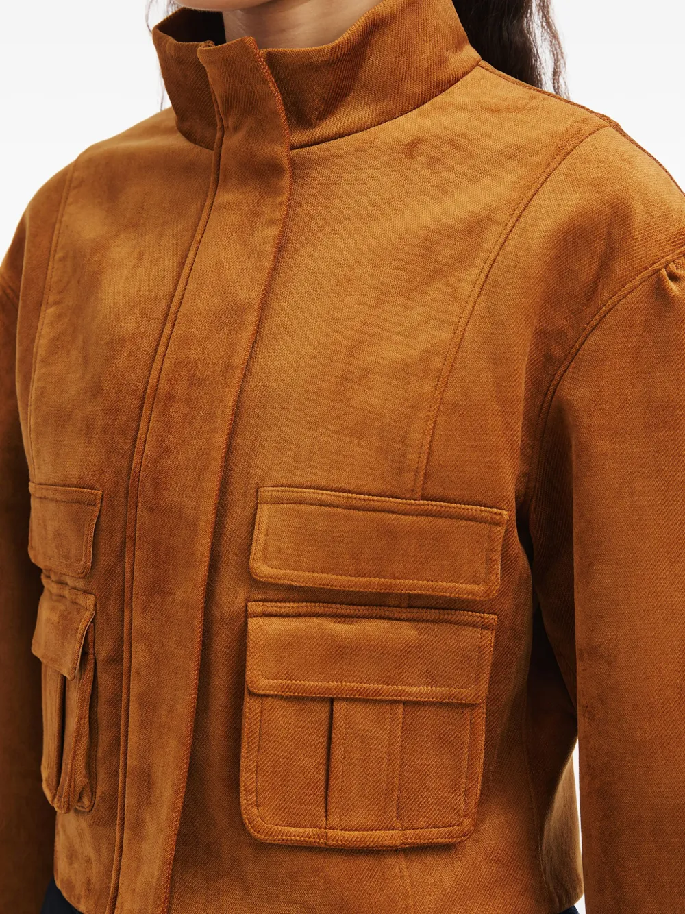 Shushu-tong Pocket Jacket In Brown