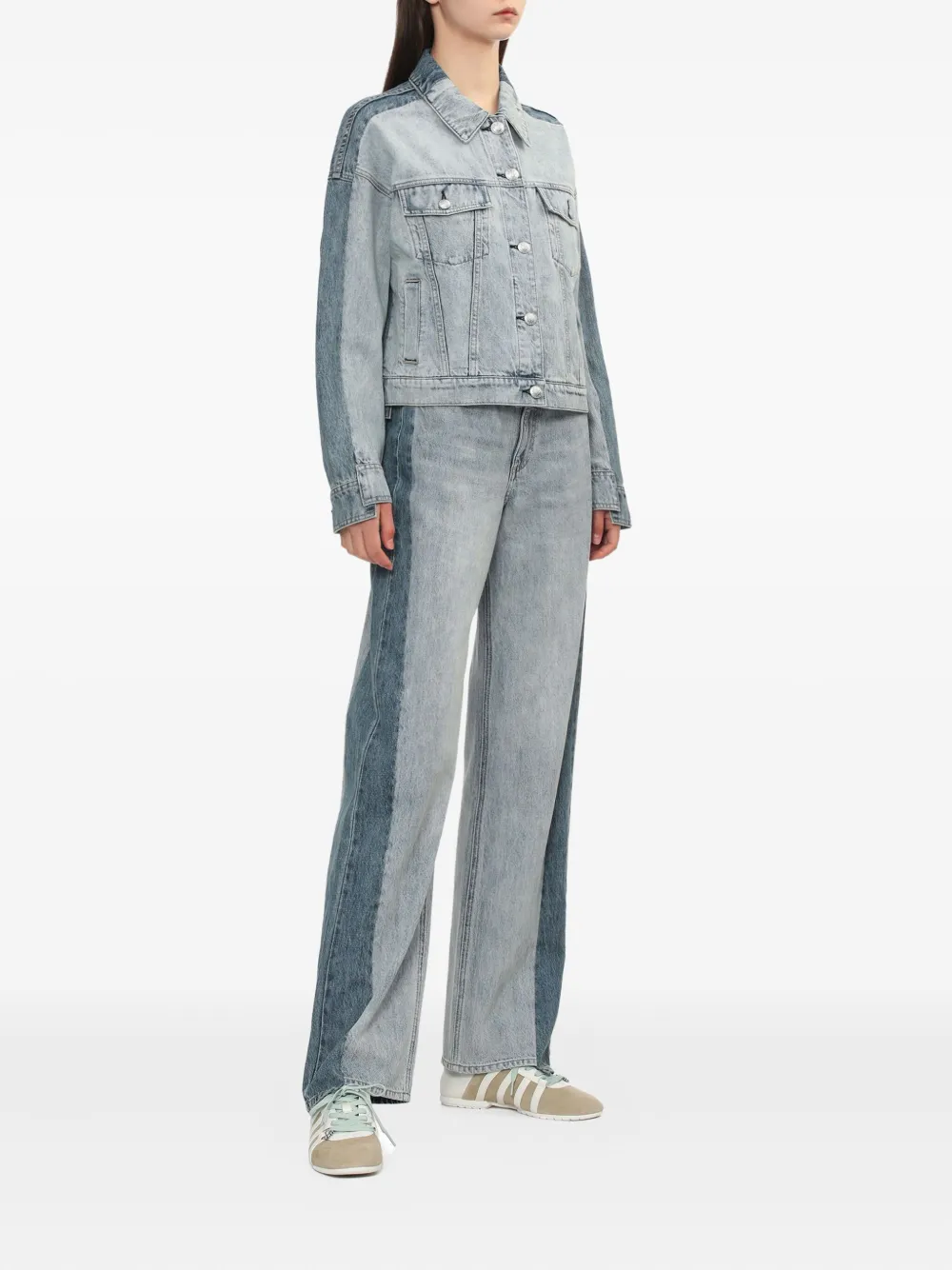 rag & bone panelled button jacket | Denim Jackets | Image 2