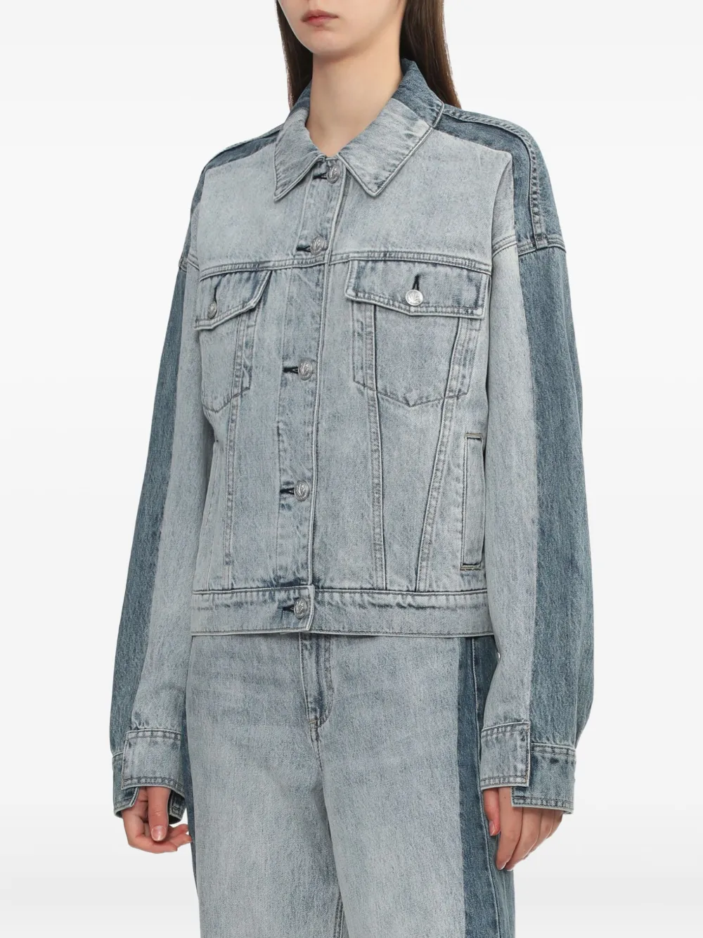 rag & bone Jack met vlakken en knopen Blauw