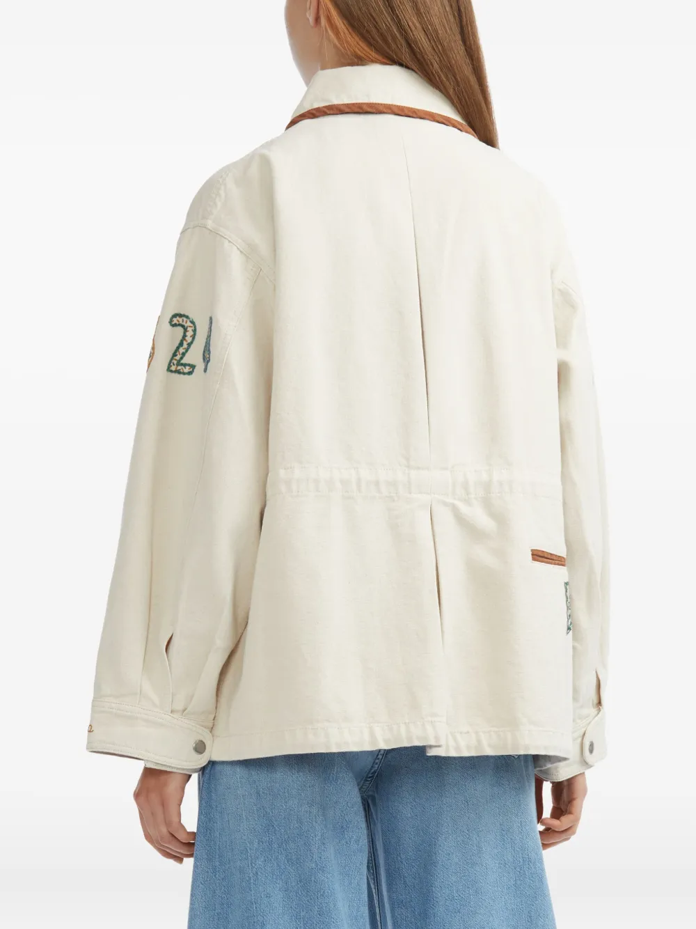 Sea Patch-pocket Jacket In Neutral