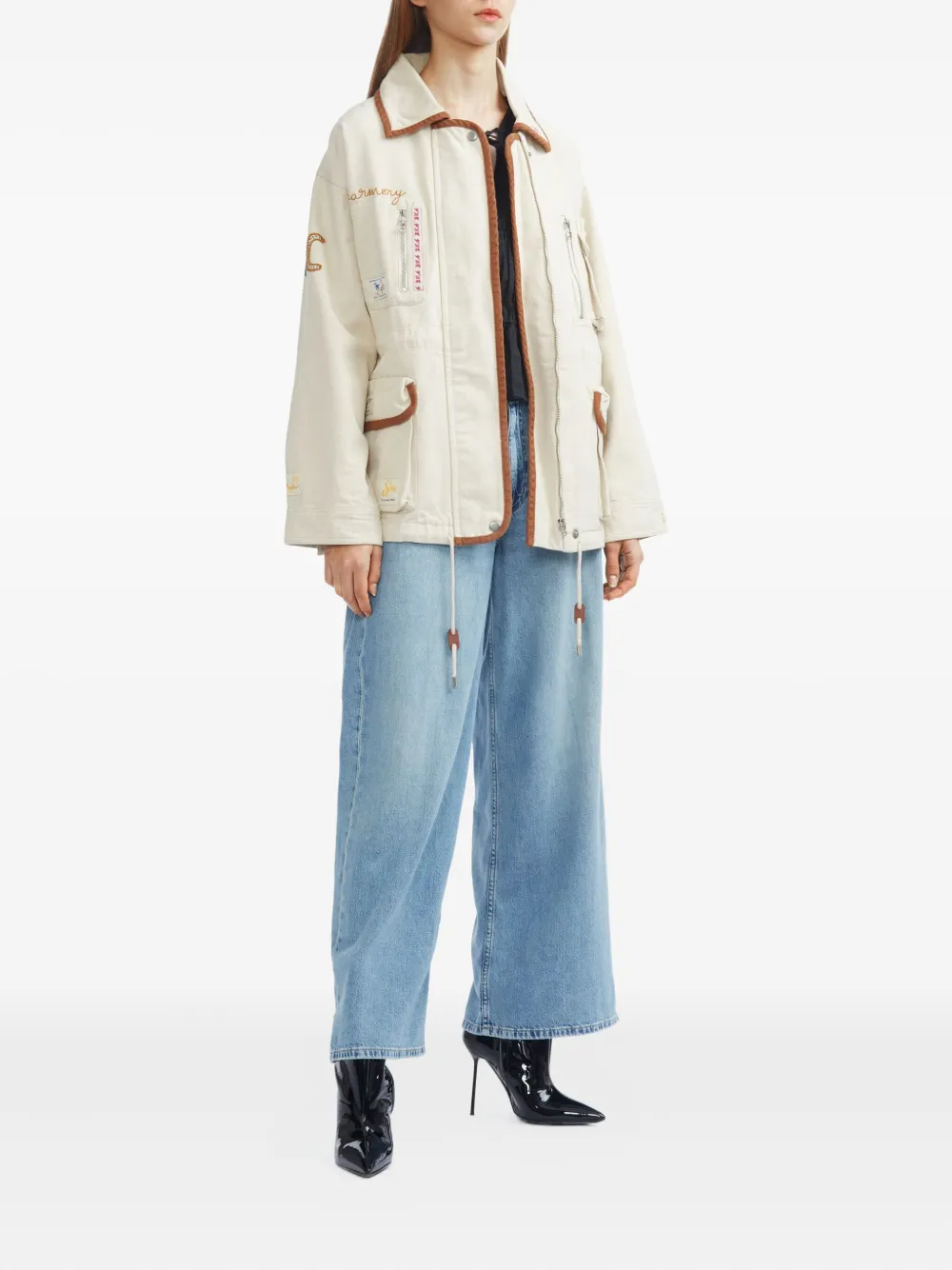 Sea Patch-pocket Jacket In Neutral