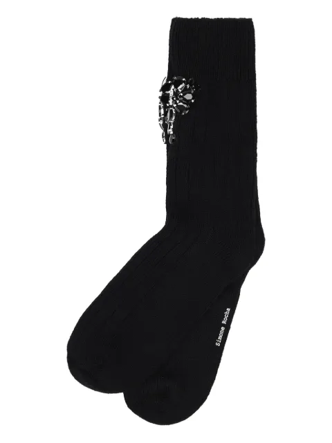 Simone Rocha floral embellishment socks